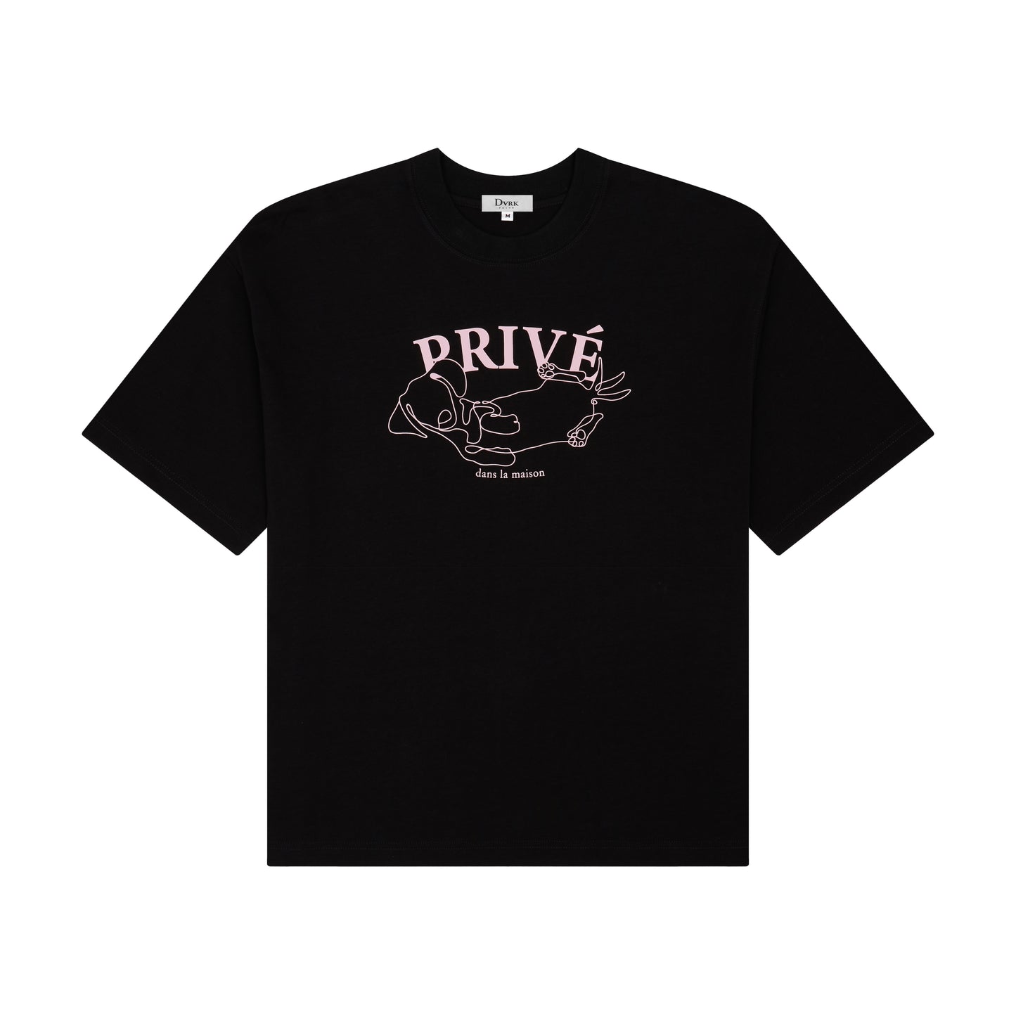 DVRK PRIVÉ DACHSHUND TEE - BLACK