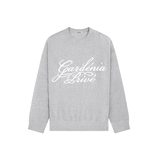 DVRK PRIVÉ GARDENIA LOGO SWEATER - GREY