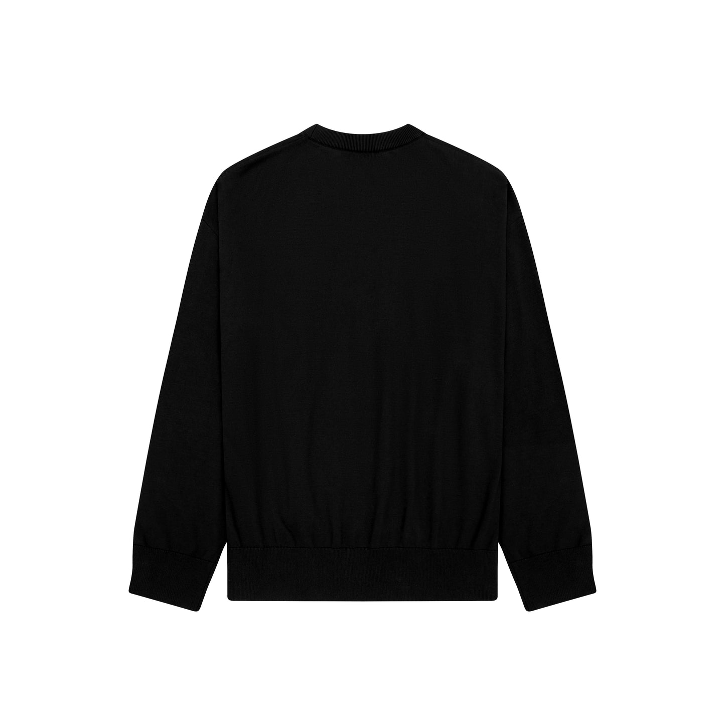 DVRK PRIVÉ GARDENIA LOGO SWEATER - BLACK