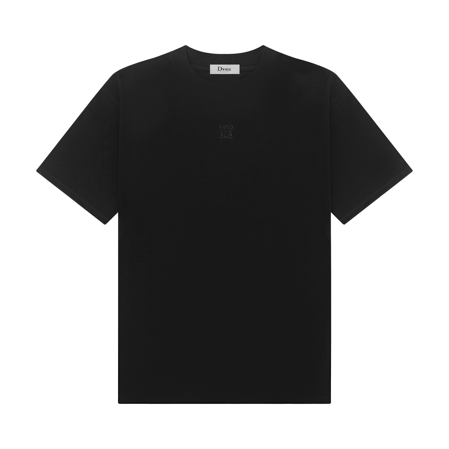 DVRK PRIVÉ EMBROIDERED LOGO TEE V2 - BLACK