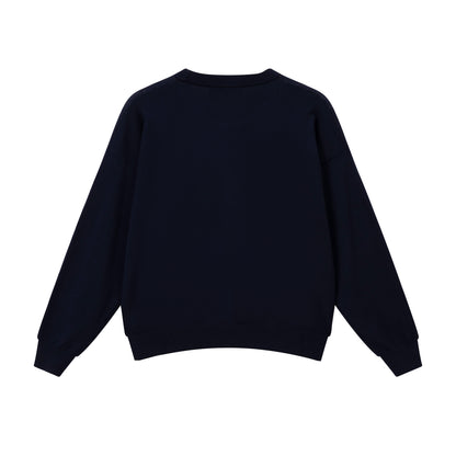 DVRK PRIVÉ GARDENIA LOGO SWEATER - MIDNIGHT BLUE