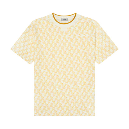 DVRK PRIVÉ MONOGRAM T-SHIRT - YELLOW