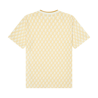 DVRK PRIVÉ MONOGRAM T-SHIRT - YELLOW