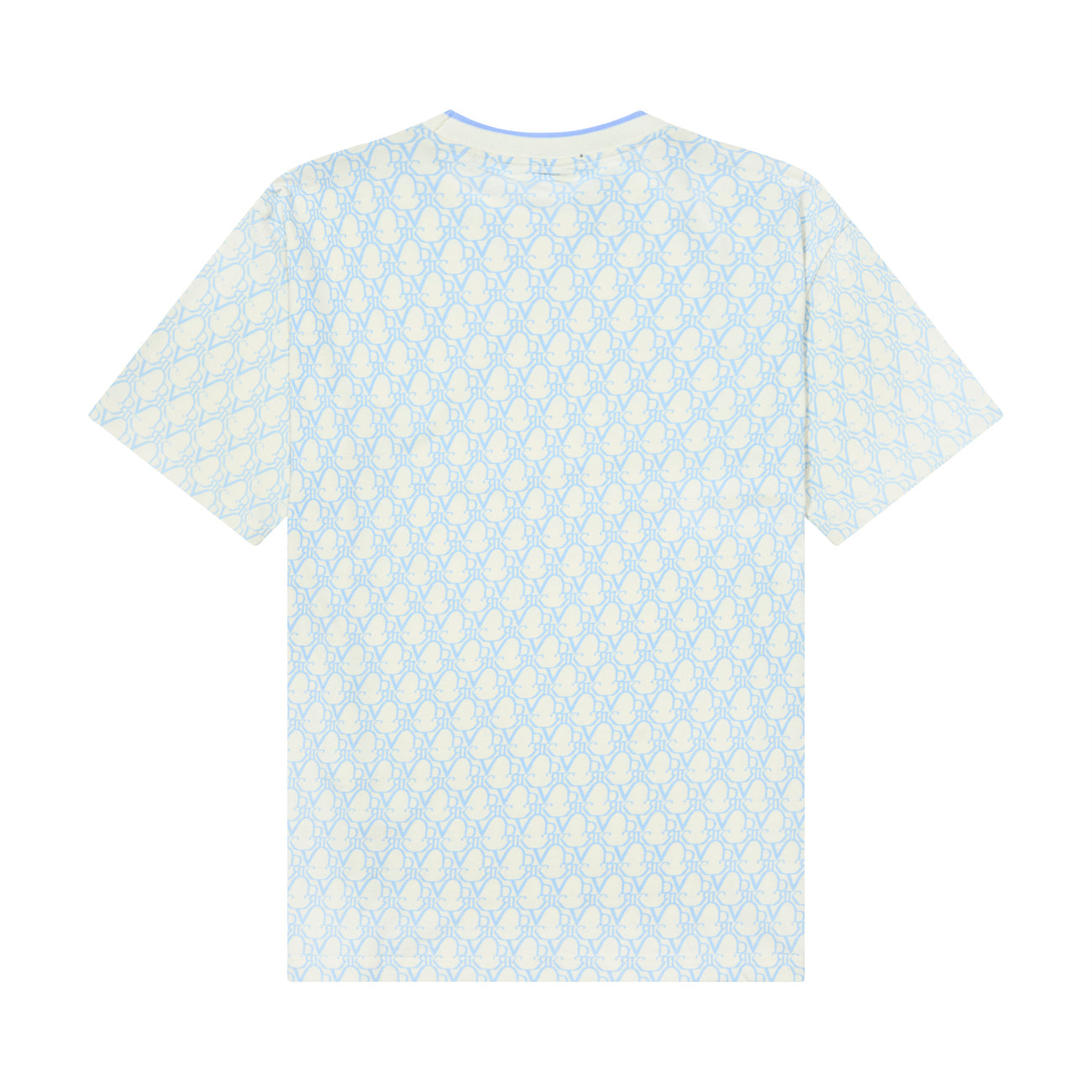 DVRK PRIVÉ MONOGRAM T-SHIRT - BABY BLUE